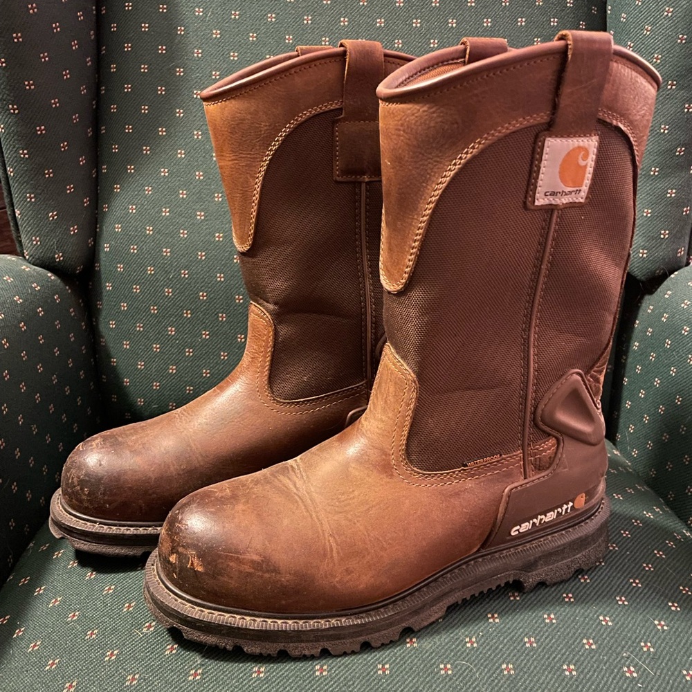 Carhartt Heritage Tall Safety Toe Work Boots Pull On Men’s 9/42